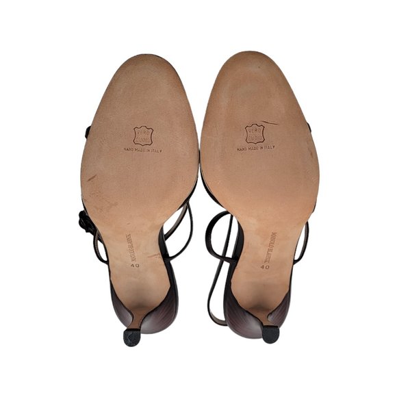 Manolo Blahnik Crespiclo Ankle Wrap Heels. NEW IN BOX - Picture 6 of 7